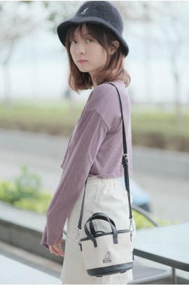 [限時SALE!!] Kangol Tapi Solid Small Bucket Bag - Black 3099